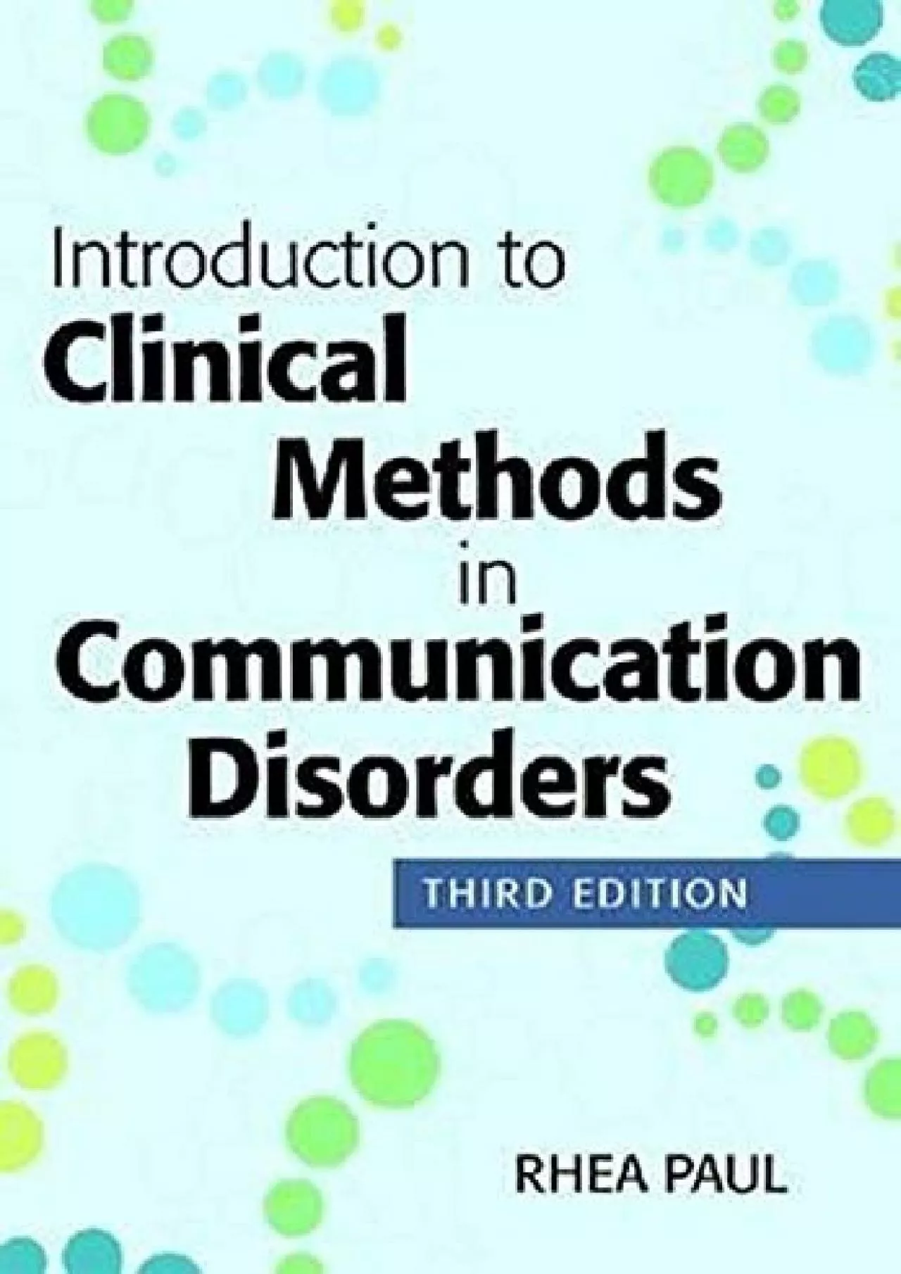 PDF-(READ)-Introduction to Clinical Methods in Communication Disorders