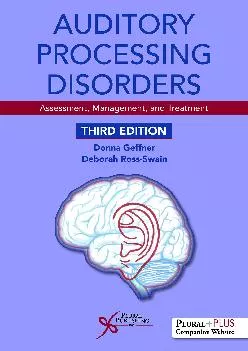 (READ)-Auditory Processing Disorders: Assessment, Management, and Treatment, Third Edition