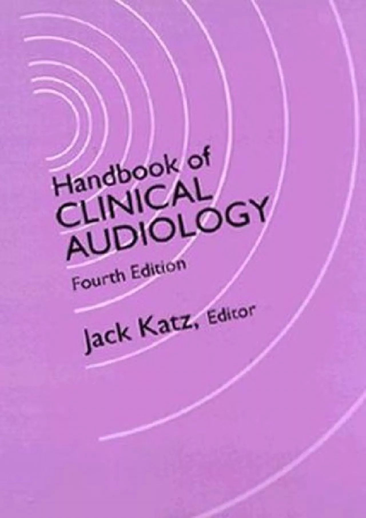 (EBOOK)-Handbook of Clinical Audiology