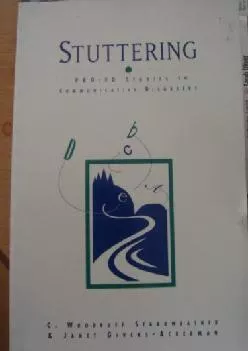 (EBOOK)-Stuttering (Pro-Ed Studies in Communicative Disorders)