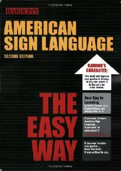 (BOOS)-American Sign Language The Easy Way