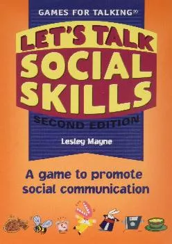 (READ)-Let\'s Talk Social Skills: A game to promote social communication (Games for Talking)