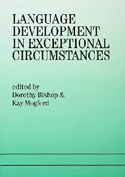 (BOOK)-Language Development In Exceptional Circumstances