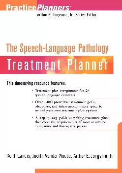 (READ)-The Speech-Language Pathology Treatment Planner