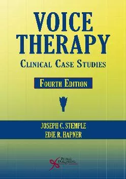 (EBOOK)-Voice Therapy: Clinical Case Studies