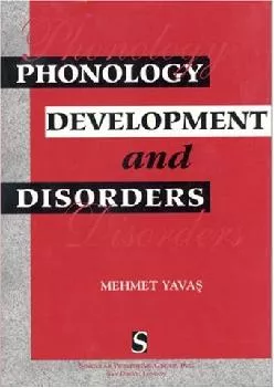 (BOOK)-Phonology: Development and Disorders