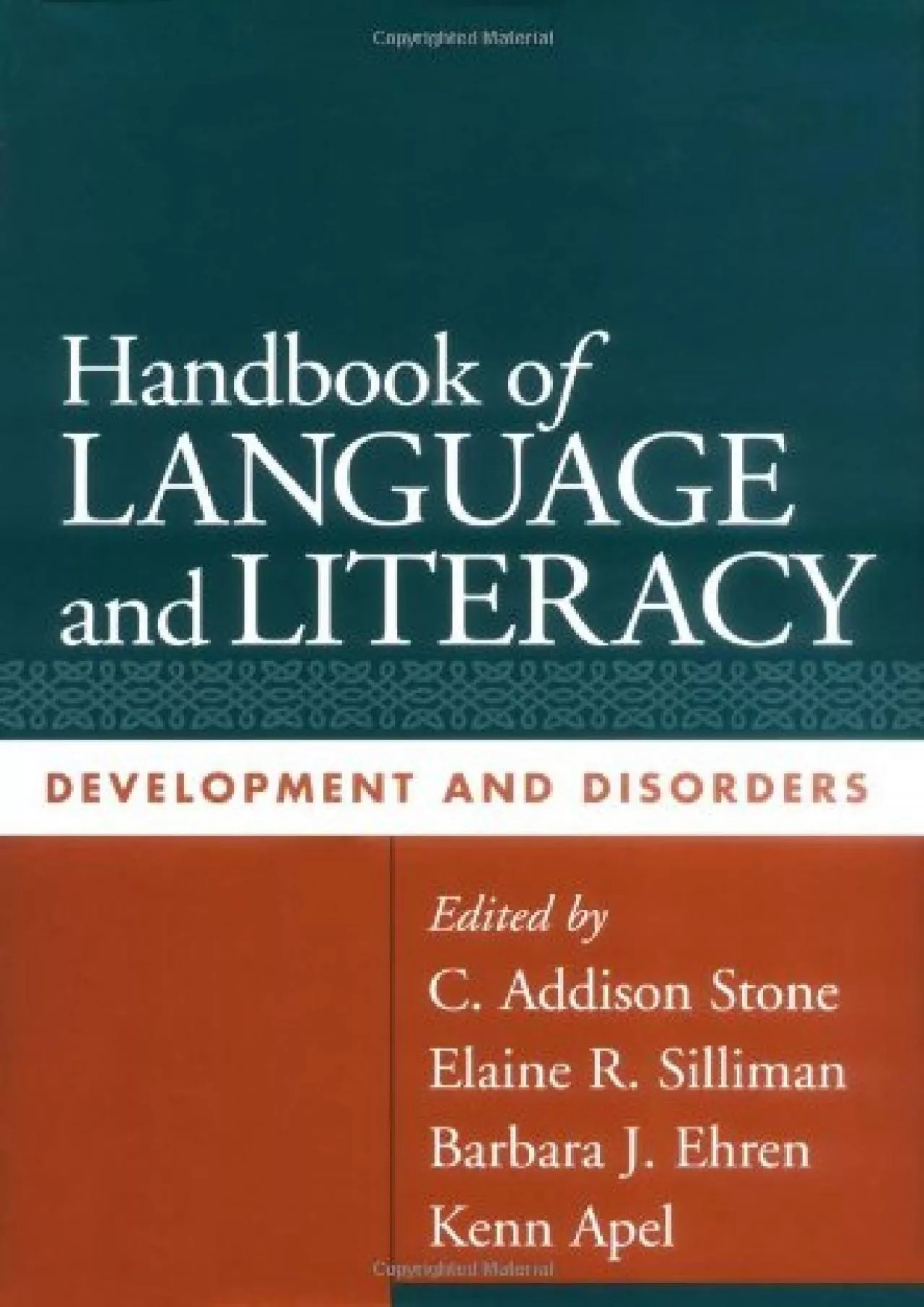 PDF-(DOWNLOAD)-Handbook of Language and Literacy, First Edition: Development and Disorders