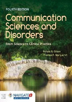 (READ)-Communication Sciences and Disorders: From Science to Clinical Practice: From Science