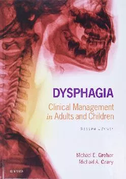 (READ)-Dysphagia: Clinical Management in Adults and Children