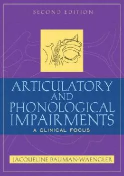 (BOOS)-Articulatory and Phonological Impairments: A Clinical Focus (2nd Edition)