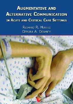 (EBOOK)-Augmentative and Alternative Communication in Acute Care Settings