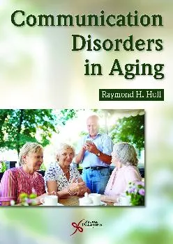 (BOOS)-Communication Disorders in Aging