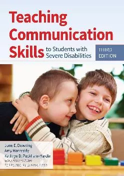 (EBOOK)-Teaching Communication Skills to Students with Severe Disabilities