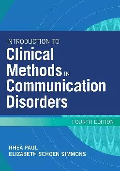 (BOOS)-Introduction to Clinical Methods in Communication Disorders