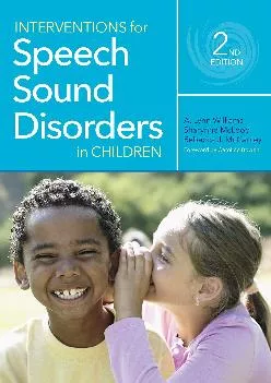 (BOOK)-Interventions for Speech Sound Disorders in Children (CLI)