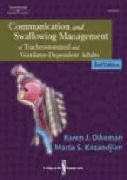(BOOS)-Communication and Swallowing Management of Tracheostomized and Ventilator Dependent Adults (Dysphagia Series)