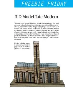 3-D Model Tate Modern