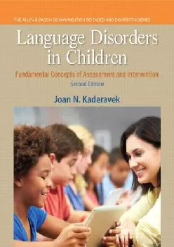 (BOOK)-Language Disorders in Children: Fundamental Concepts of Assessment and Intervention