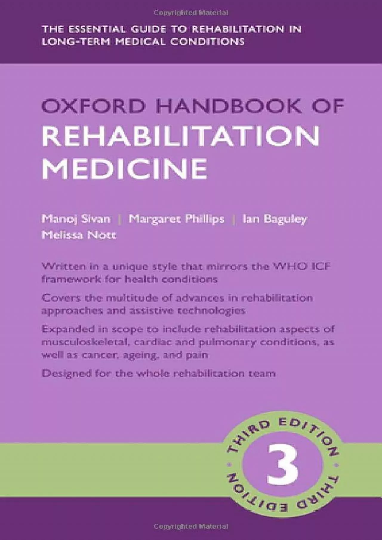 (BOOK)-Oxford Handbook of Rehabilitation Medicine (Oxford Medical Handbooks)