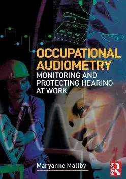 (EBOOK)-Occupational Audiometry: Monitoring and Protecting Hearing at Work