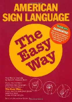 (BOOS)-American Sign Language the Easy Way