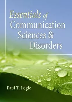 (EBOOK)-Essentials of Communication Sciences and Disorders