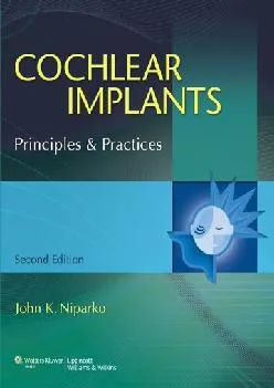 (BOOS)-Cochlear Implants: Principles and Practices