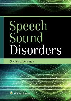 (READ)-Speech Sound Disorders