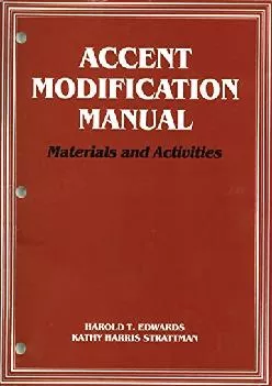 (BOOK)-Accent Modification Manual: Materials and Activities