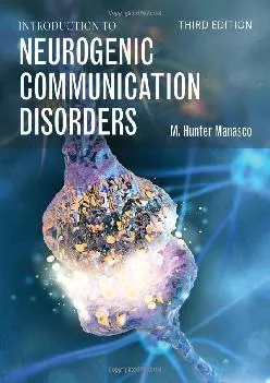 (EBOOK)-Introduction to Neurogenic Communication Disorders