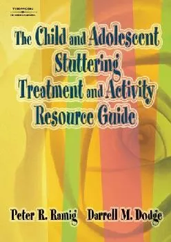 (BOOK)-The Child and Adolescent Stuttering Treatment and Activity Resource Guide