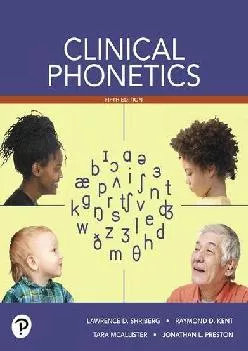 (DOWNLOAD)-Clinical Phonetics -- Enhanced Pearson eText -- Access Card