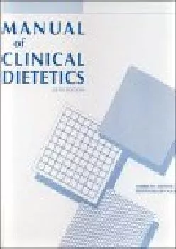 (DOWNLOAD)-Manual of Clinical Dietetics (Looseleaf with Binder)