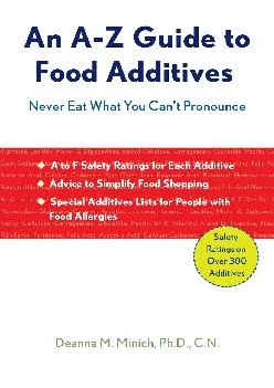 (BOOK)-A-Z Guide to Food Additives: Never Eat What You Can\'t Pronounce (Meal Planner, Food Counter, Grocery List, Shopping for He...