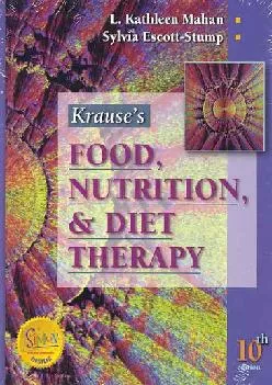 (BOOS)-Krause\'s Food, Nutrition and Diet Therapy