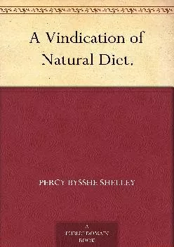 (BOOS)-A Vindication of Natural Diet.