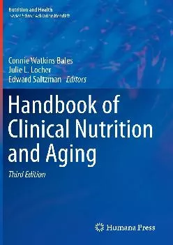 (BOOK)-Handbook of Clinical Nutrition and Aging (Nutrition and Health)