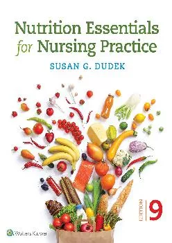 (BOOK)-Nutrition Essentials for Nursing Practice