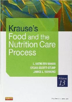 (DOWNLOAD)-Krause\'s Food & the Nutrition Care Process