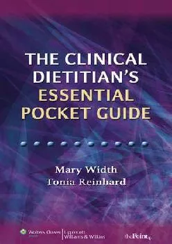 (EBOOK)-The Clinicial Dietitian\'s Essential Pocket Guide