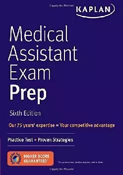 (READ)-Medical Assistant Exam Prep: Practice Test + Proven Strategies (Kaplan Medical Assistant Exam Review)