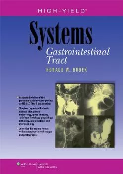 (BOOK)-High-Yield Systems Gastrointestinal Tract