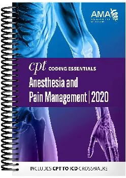 (BOOS)-CPT Coding Essentials for Anesthesiology & Pain Management 2020