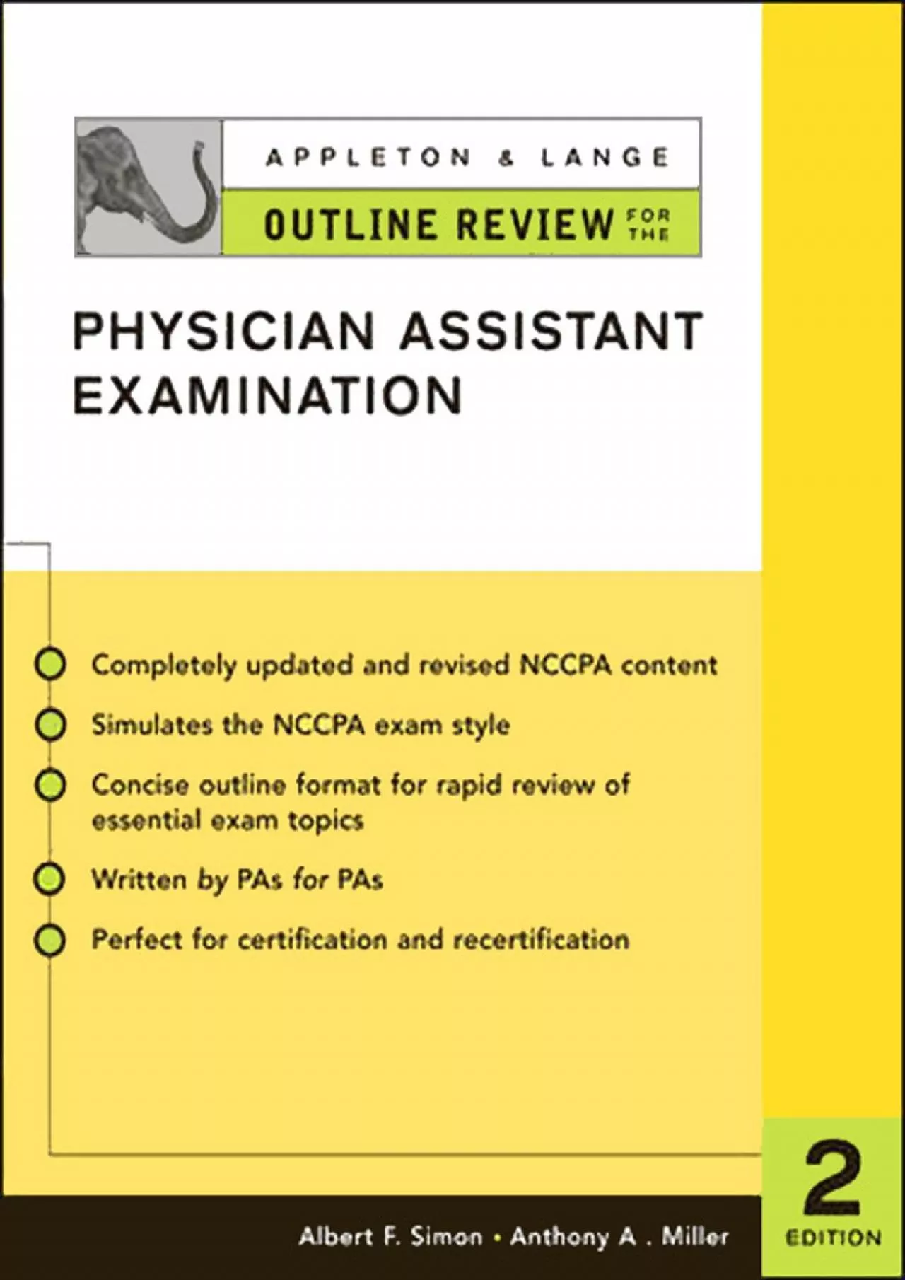 (BOOK)-Appleton & Lange Outline Review for the Physician Assistant Examination, Second