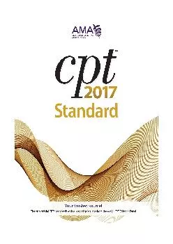 (BOOK)-CPT 2017 Standard (Cpt / Current Procedural Terminology (Standard Edition))