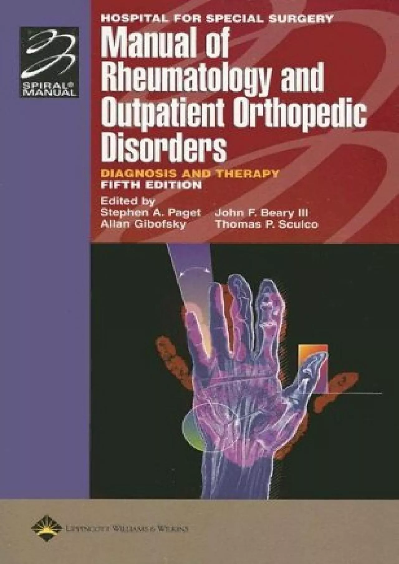 (DOWNLOAD)-Hospital for Special Surgery Manual of Rheumatology and Outpatient Orthopedic