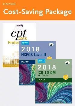 (READ)-2018 ICD-10-CM Physician Professional Edition (Spiral bound), 2018 HCPCS Professional Edition and AMA 2018 CPT Professiona...