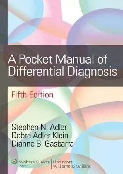 (DOWNLOAD)-A Pocket Manual of Differential Diagnosis