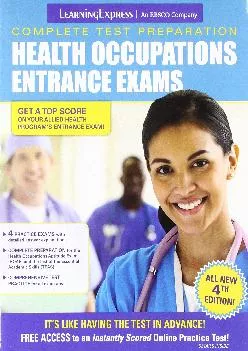 (DOWNLOAD)-Health Occupations Entrance Exams