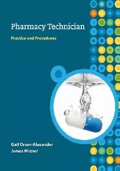 (DOWNLOAD)-Pharmacy Technician by Ronni Dudley (2009-02-15)